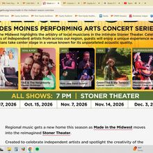 MADE IN THE MIDWEST to Return to Reimagined Stoner Theater in Des Moines