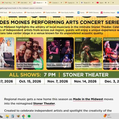 MADE IN THE MIDWEST to Return to Reimagined Stoner Theater in Des Moines