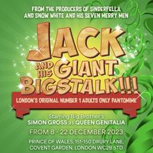JACK AND HIS GIANT BIGSTALK Adult Pantomime Comes to London in December