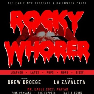 Drew Droege to Host ROCKY WHORER, NSFW Halloween Party at Eagle NYC