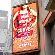 Up on the Marquee: REAL WOMEN HAVE CURVES