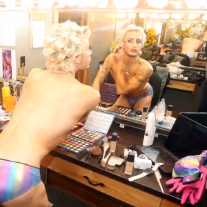 Photos: Exclusive Look at Frankie Grande Getting into Character for ROCKY HORROR SHOW