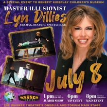 Master Illusionist, Lyn Dillies Performs at a Special Event To Benefit KidsPlay Child