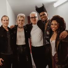 Photos: THE VAMPIRE LESTAT's Sam Reid Visits THE LOST BOYS on Broadway