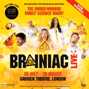 Cast Set For BRAINIAC LIVE at London's Garrick Theatre