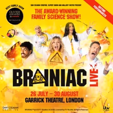 Cast Set For BRAINIAC LIVE at London's Garrick Theatre