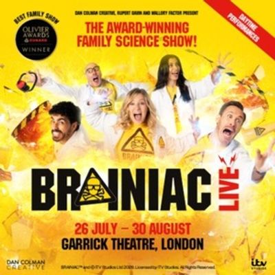 Cast Set For BRAINIAC LIVE at London's Garrick Theatre