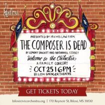 Biloxi Civic Orchestra Will Bring THE COMPOSER IS DEAD to Biloxi Saenger Theatre