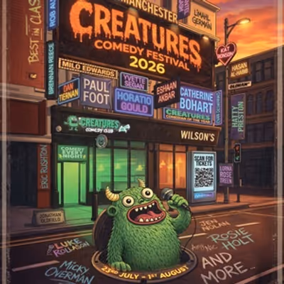 Manchester's CREATURES COMEDY FESTIVAL Reveals Lineup
