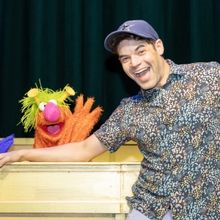 Photos: Jeremy Jordan Pays a Visit to SESAME STREET