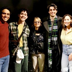 Photos: Jodie Foster Stops By THE WHO'S TOMMY