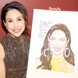 Photos: CHICAGO's Bianca Marroquín Receives Sardi's Caricature