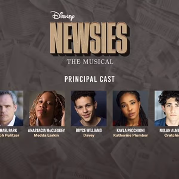Casey Likes, Michael Park, Anastacia McCleskey, and More Will Lead NEWSIES at The Mun Photo