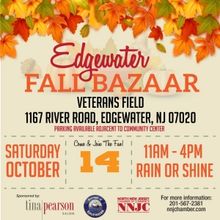 The Edgewater Fall Bazaar Comes To Edgewater Veterans Field, October 14