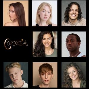Cast Set For COPPELIA at the Darlington Hippodrome