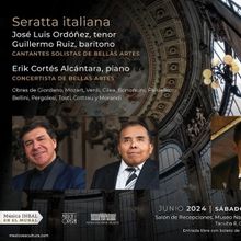 Cantantes Solistas De Bellas Artes Compartirán La Riqueza Del Repertorio Vocal Itali