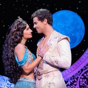 Photo: Ainsley Melham and Sonya Balsara in ALADDIN on Broadway