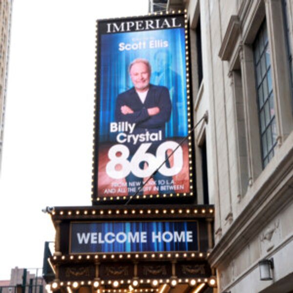 Up on the Marquee: Bill Crystal Returns to Broadway in 860 Photo