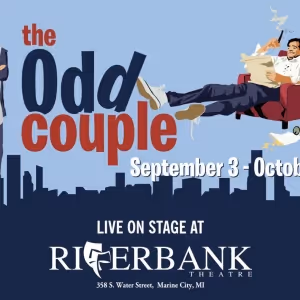 THE ODD COUPLE is Now Playing at Riverbank Theatre