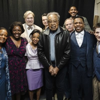 Photos: Dr. Clarence B. Jones Visits PURLIE VICTORIOUS