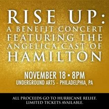 HAMILTON Tour Cast To Host Benefit Concert In Philadelphia To Support Recent Hurrica