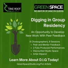 Dance Entropy/Green Space Announces Applications for Artist Residency Program DIG Now