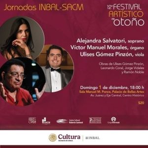La Soprano Alejandra Salvatori Y El Organista Víctor Manuel Morales Interpretan…