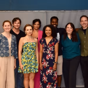 Photos: The Company of PARTNERSHIP Meets the Press