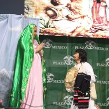 Plaza Mexico Celebrates Dia de La Virgen de Guadalupe; Procession, LAS MAÑANITAS, Li