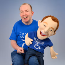 Lost Voice Guy to Tour UK With THE CEREBRAL PALSY PUPPET