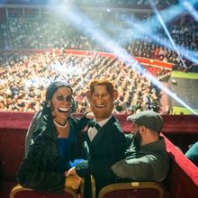 Photos: Meghan and Harry from IDIOTS ASSEMBLE: SPITTING IMAGE THE MUSICAL Visit Royal