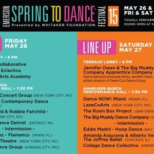 Dance St. Louis and Whitaker Foundation Present The 15th Annual Emerson SPRING TO…