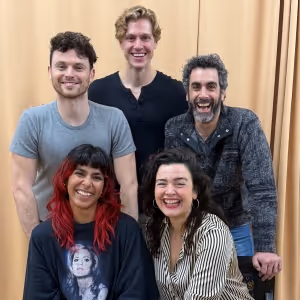 Full Cast Set For DRACULA, A COMEDY OF TERRORS at Menier Chocolate Factory