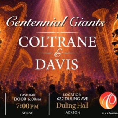 Opera Mississippi Will Perform CENTENNIAL GIANTS: COLTRANE & DAVIS in October