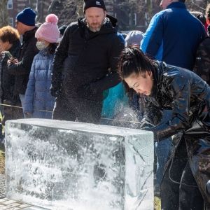 Third Annual Ice Sculpture Show On Governors Island; Winning Designs To Be Judged By…