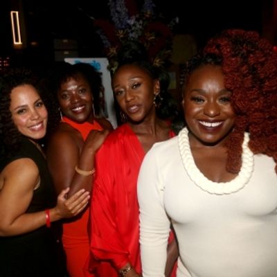 Photos: JAJA&#039;s AFRICAN HAIR BRAIDING Cast Celebrates Opening Night