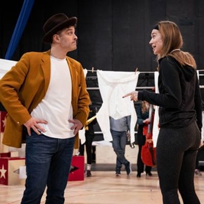 Photos: Lee Mead and More Rehearse for BARNUM UK Tour