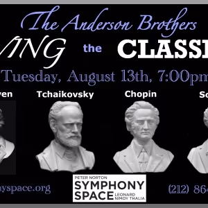 The Anderson Brothers Swing the Classics at the Leonard Nimoy Thalia Theater @…