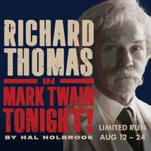 Performance Added For Richard Thomas in MARK TWAIN TONIGHT!