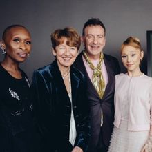 Photos: WICKED Stars Cythia Erivo and Ariana Grande Visit National Youth Theatre