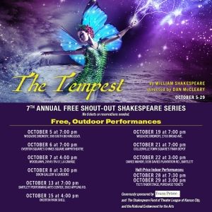 THE TEMPEST Comes to Outdoor Venues in Shelby County Next Month