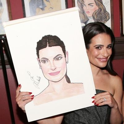 Photos: CHESS Star Lea Michele Receives Portrait at Sardi's