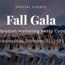 American Ballet Theatre To Host 2025 Fall Gala Celebration Honoring Misty Copeland