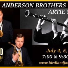 The Anderson Brothers Play Artie Shaw at the Birdland Theater