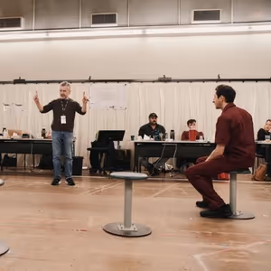 Photos: Adrien Brody and Tessa Thompson in Rehearsal for THE FEAR OF 13