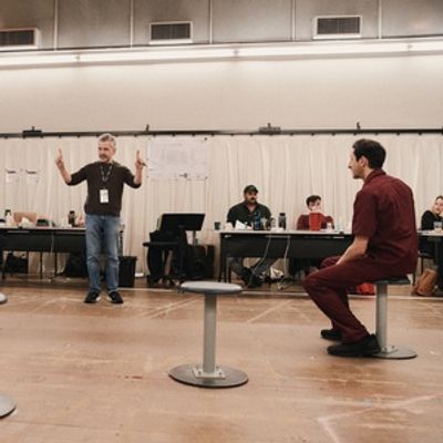 Photos: Adrien Brody and Tessa Thompson in Rehearsal for THE FEAR OF 13
