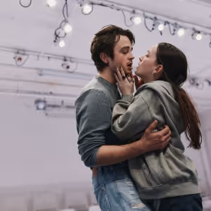 Photos: Ben Ahlers and Victoria Pedretti in TENDER NAPALM