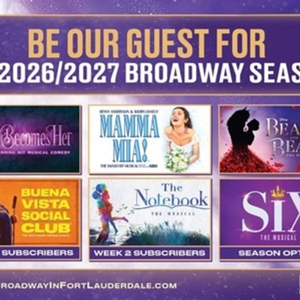 THE OUTSIDERS, DEATH BECOMES HER, and More Set For Broadway in Fort Lauderdale Season Photo