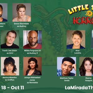 Full Cast Set for LITTLE SHOP OF HORRORS at La Mirada Theatre Video
