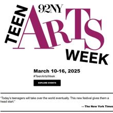 TEENS ARTS WEEK Returns In March For Teens In All Five Boroughs